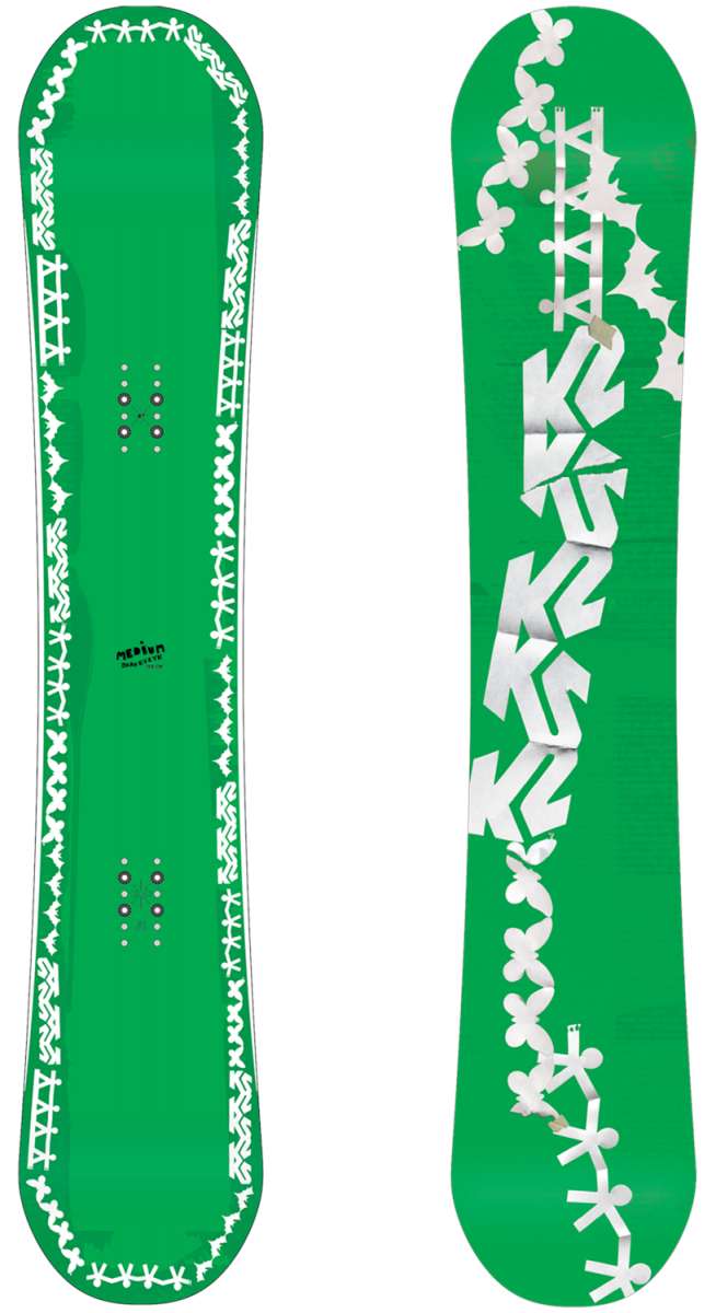 2024 K2 Medium Snowboard - All-Mountain Freestyle Snowboard for Men & Women | Perfect for Powder, Groomers & Park Riding