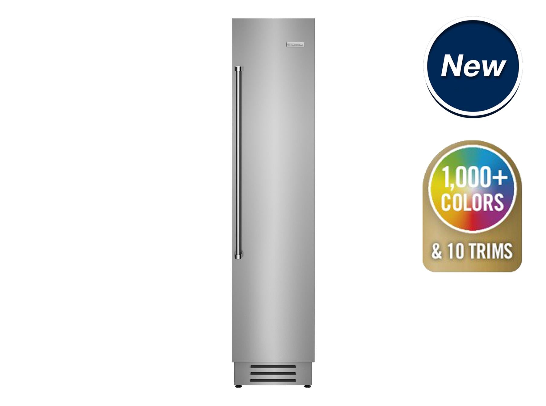 Bluestar BIF18R0 18 Column Commercial Freezer - Right Swing Door | Energy Efficient Upright Freezer for Restaurants, Grocery Stores & Catering Businesses