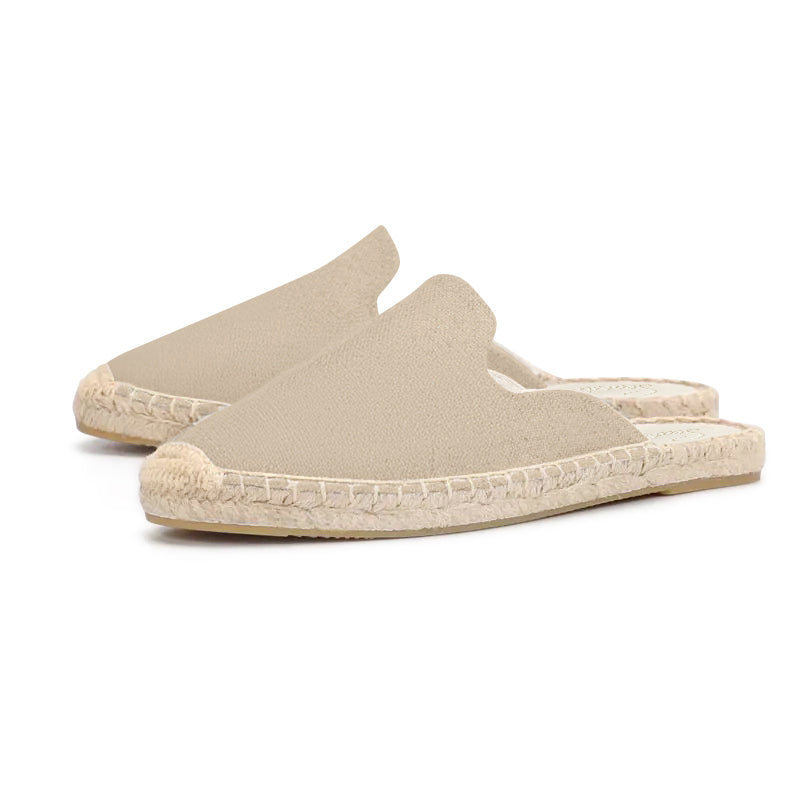 Bayside Mules Ivory - Women's Comfortable Slip-On House Shoes for Indoor & Outdoor Use - Perfect for Home, Office, and Casual Wear