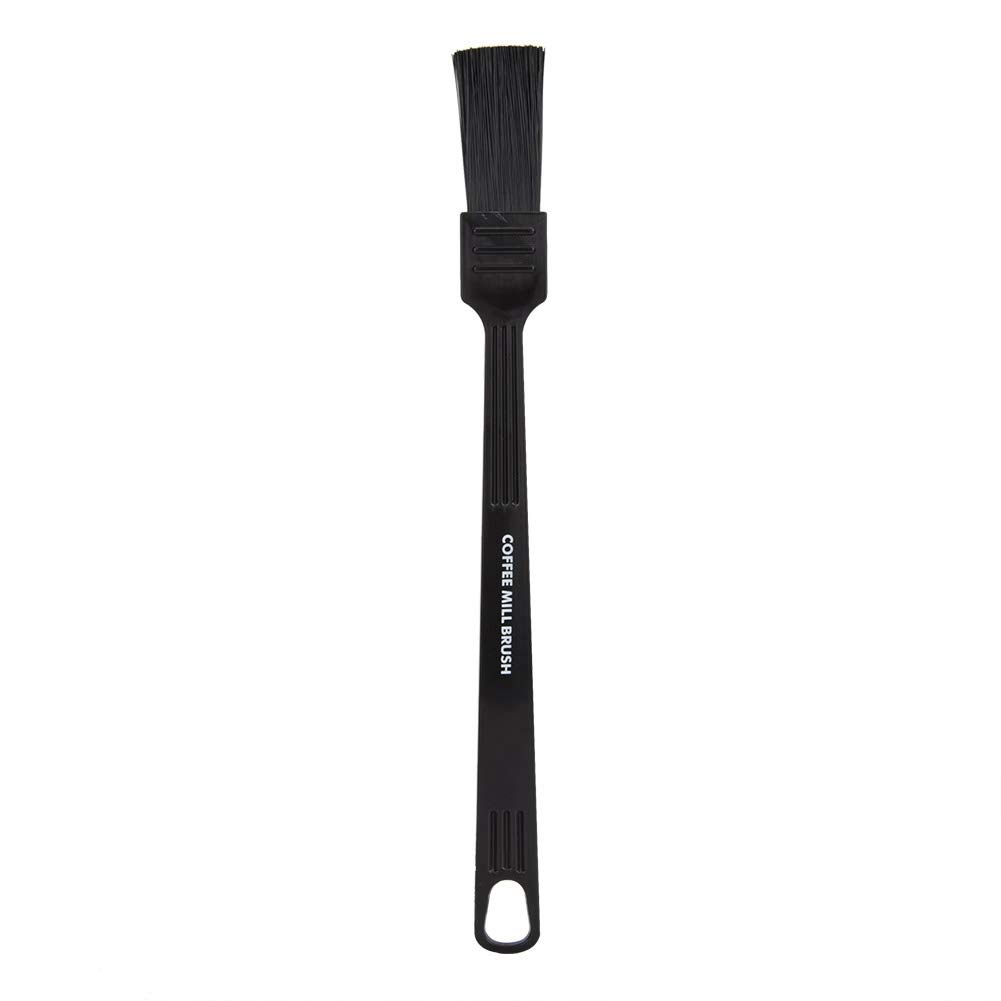 Premium Coffee Grinder Brush with Long Handle - Durable Cleaning Tool for Coffee Bean Grinders - Perfect for Home Baristas & Coffee Shops