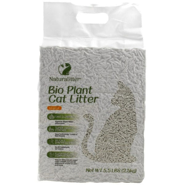 Natural Biodegradable Plant-Based Cat Litter - Eco-Friendly & Clumping - Original Formula for Odor Control | Perfect for Multi-Cat Homes & Small Spaces