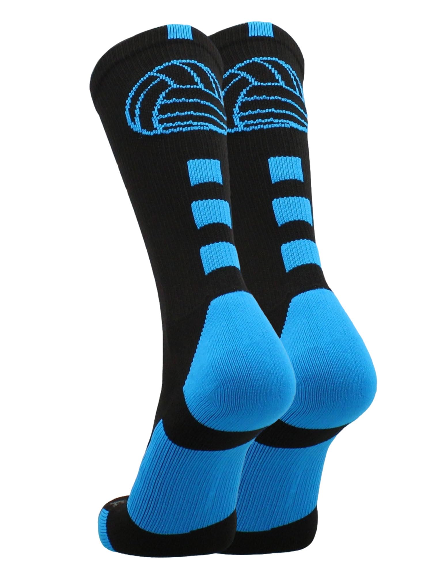 MadSportsStuff Volleyball Socks for Women, Girls & Teens - Breathable Crew Length Athletic Socks - Perfect Volleyball Accessories & Gifts for Players, Coaches & Fans - Ideal for Games, Practice & Team Sports
