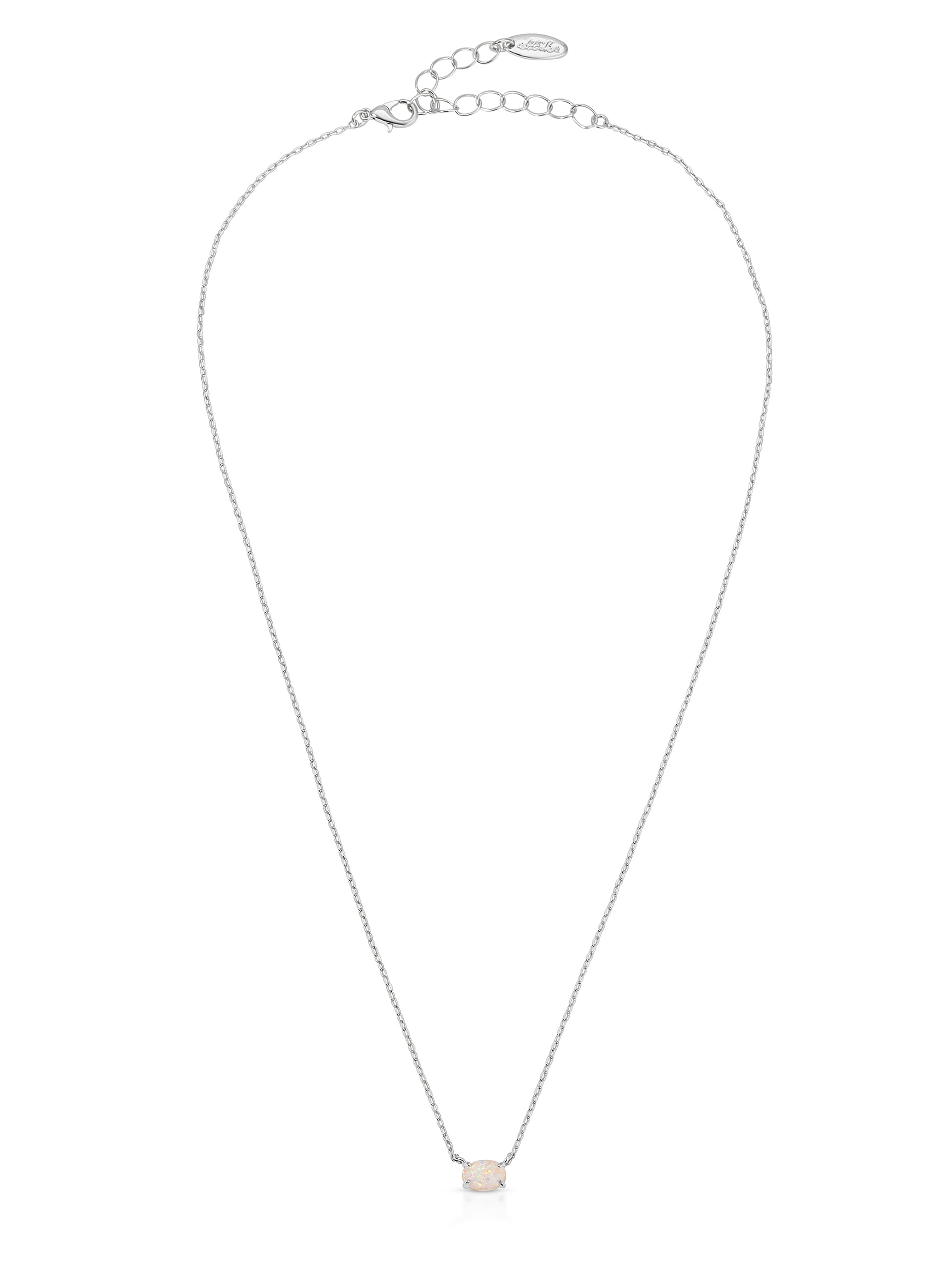Layered Opal Lariat Necklace Set of 3 - Elegant Stackable Necklaces for Women, Perfect for Weddings, Parties & Everyday Wear