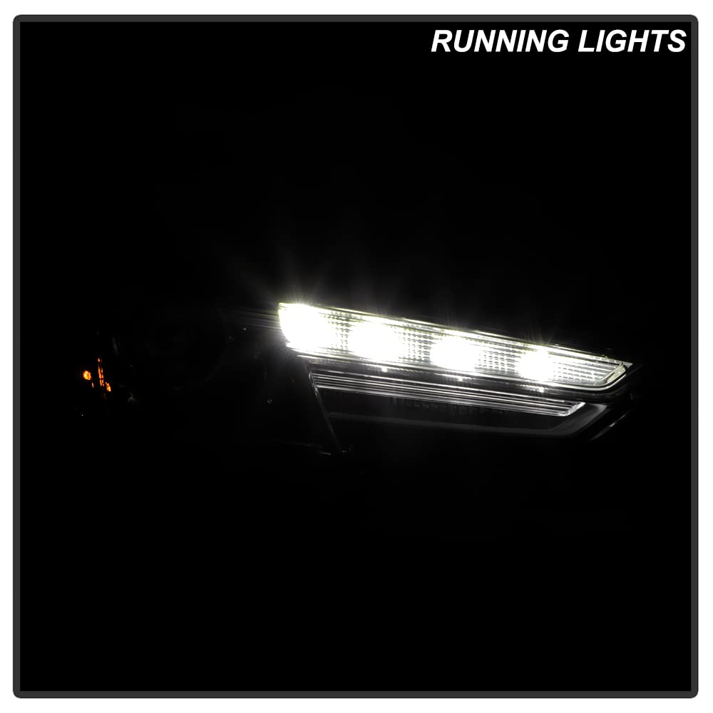 Premium Aftermarket OEM Style Headlights for 2017-2019 Audi A4 & S4 - Direct Replacement with Factory Xenon (Passenger Side) - Perfect for Night Driving & Car Upgrades