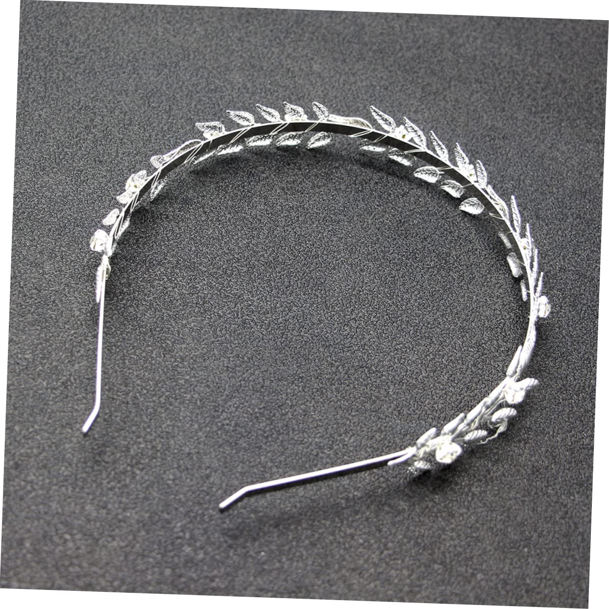 Elegant Silver Wedding Flower Crown Tiara Headband for Bride - Perfect for Bridal Ceremonies, Photos & Special Occasions