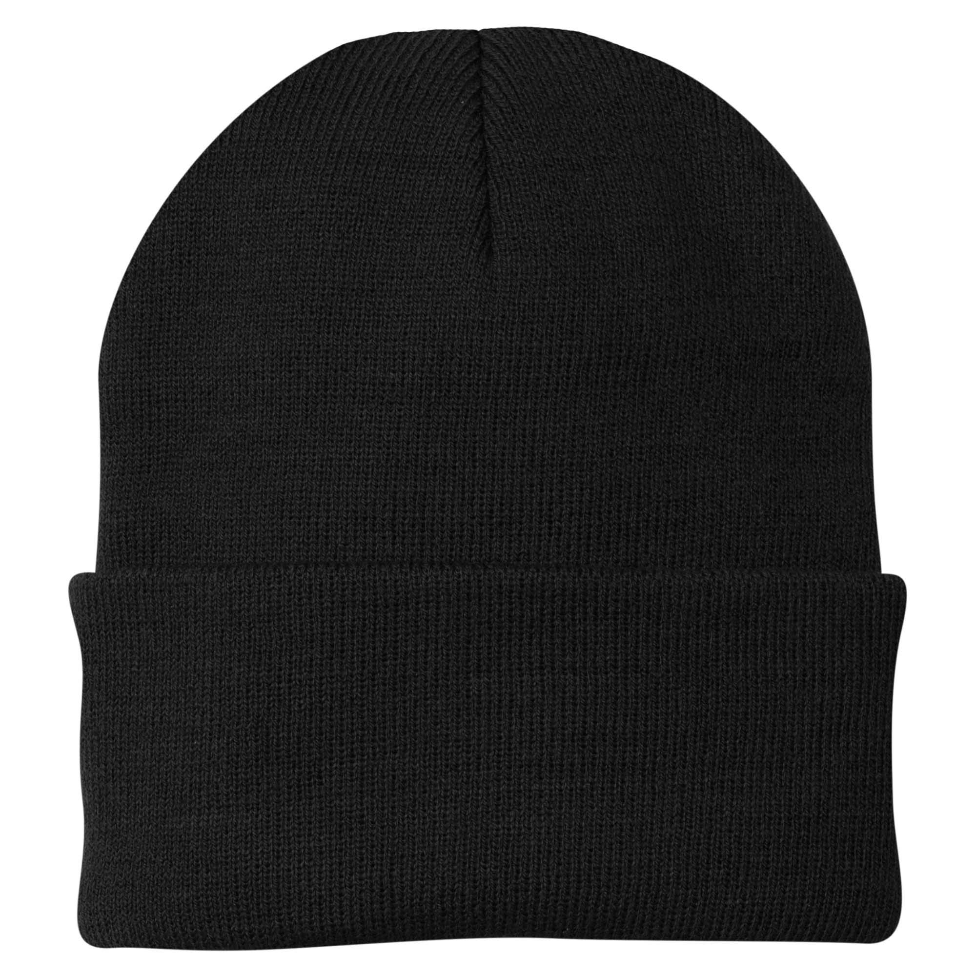 Unisex Neon Knit Long Cuff Ski Plain Beanie Hats - Warm Winter Hats for Men & Women - Perfect for Skiing, Snowboarding & Outdoor Activities