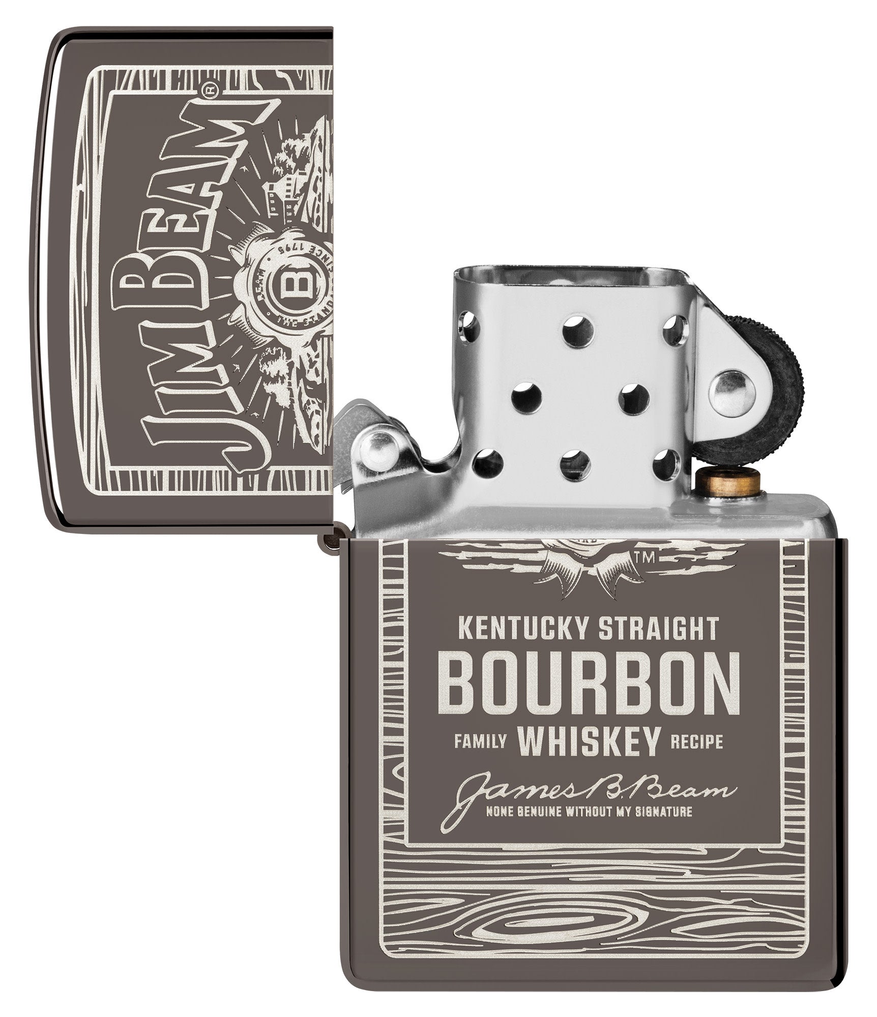 Jim Beam Black Ice Laser Engraved Whiskey Bottle - Perfect for Gifts, Collectibles & Home Bar Decor