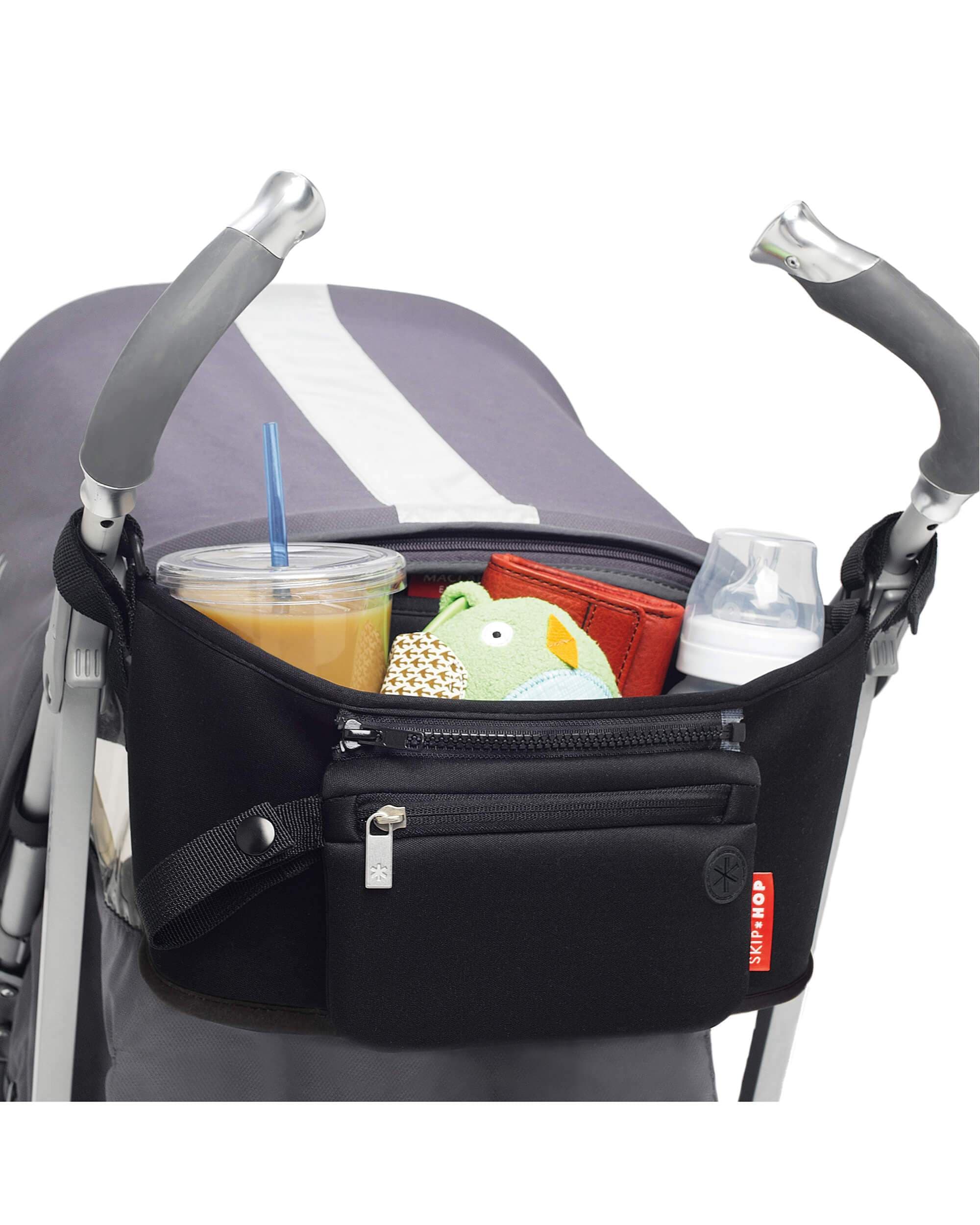 Skip Hop Grab & Go Stroller Organizer - Baby Stroller Accessories for Diapers, Bottles & Essentials - Perfect for Travel, Shopping & Daily Walks