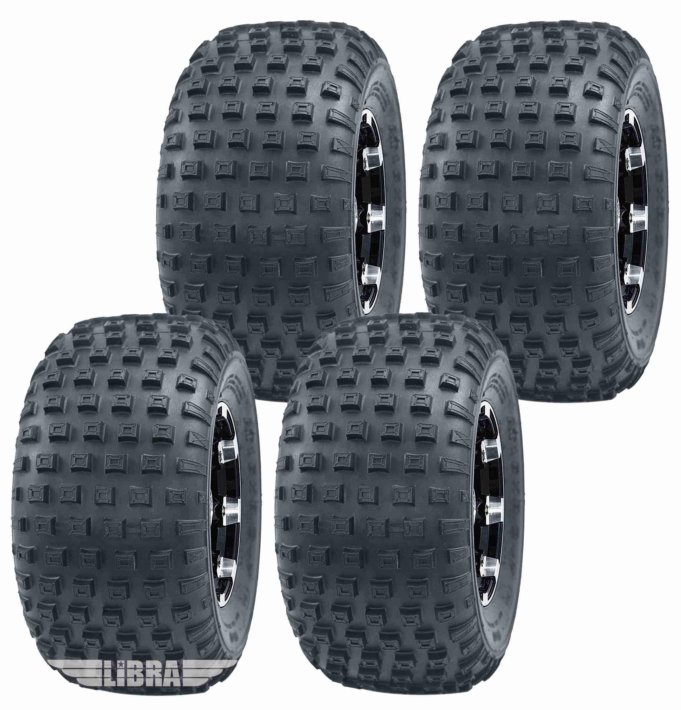 16x8-7 Sport ATV Tires Full Set - Compatible with 2006-2007 Tomberlin Kolt 50 - Perfect for Off-Roading, Trail Riding & All-Terrain Adventures