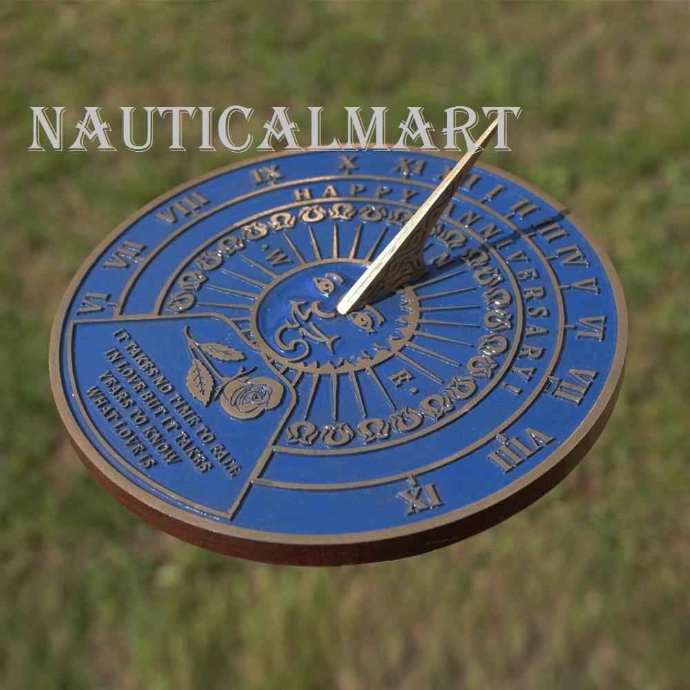Unique Garden Sundial - Perfect Gift for Him, Her, or Couples | Outdoor Decor for Gardens, Patios & Backyards | NauticalMart