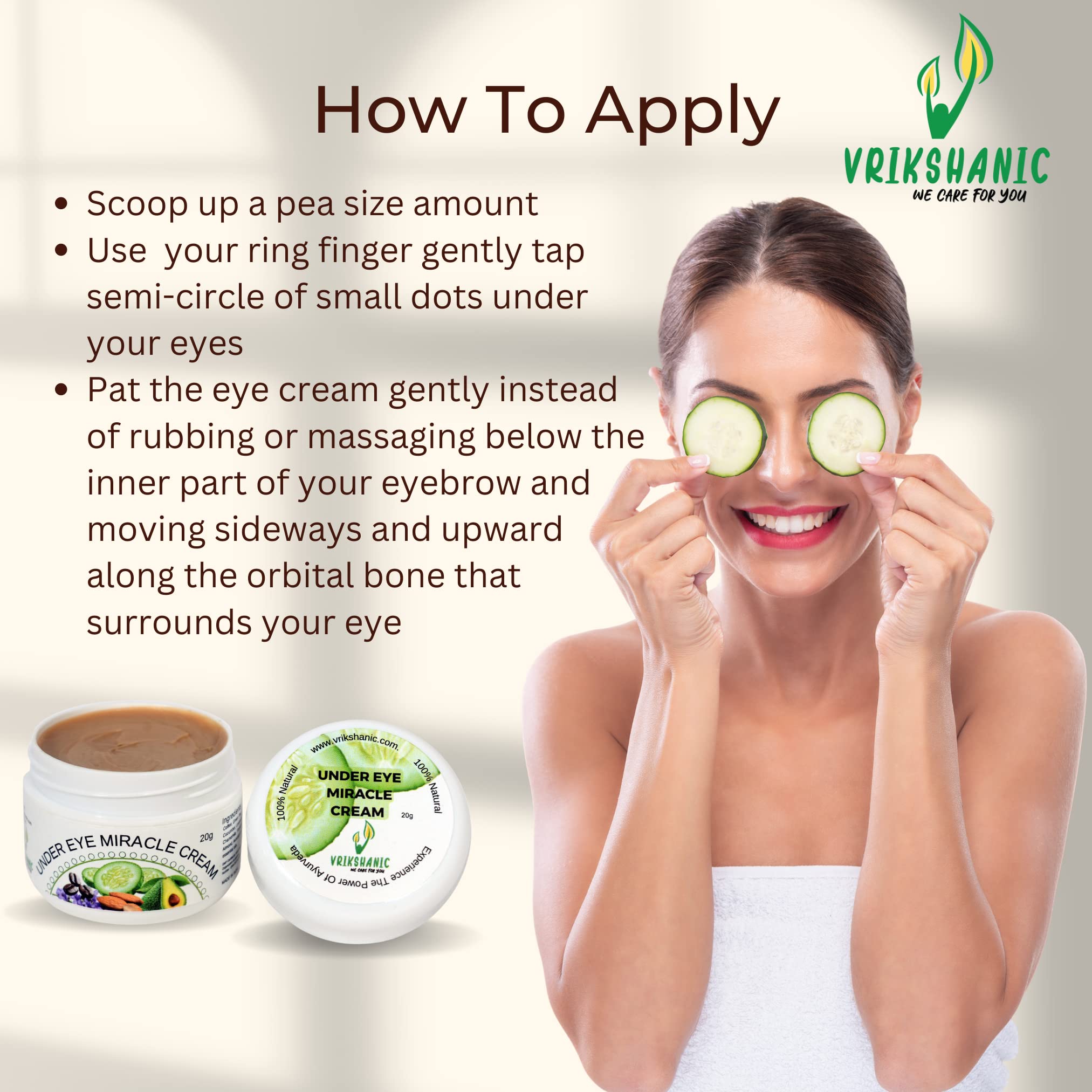 Best Under Eye Cream for Dark Circles & Puffy Eyes - Eye Bags Treatment Solution | Hydrating & Brightening Eye Care for Day & Night Use
