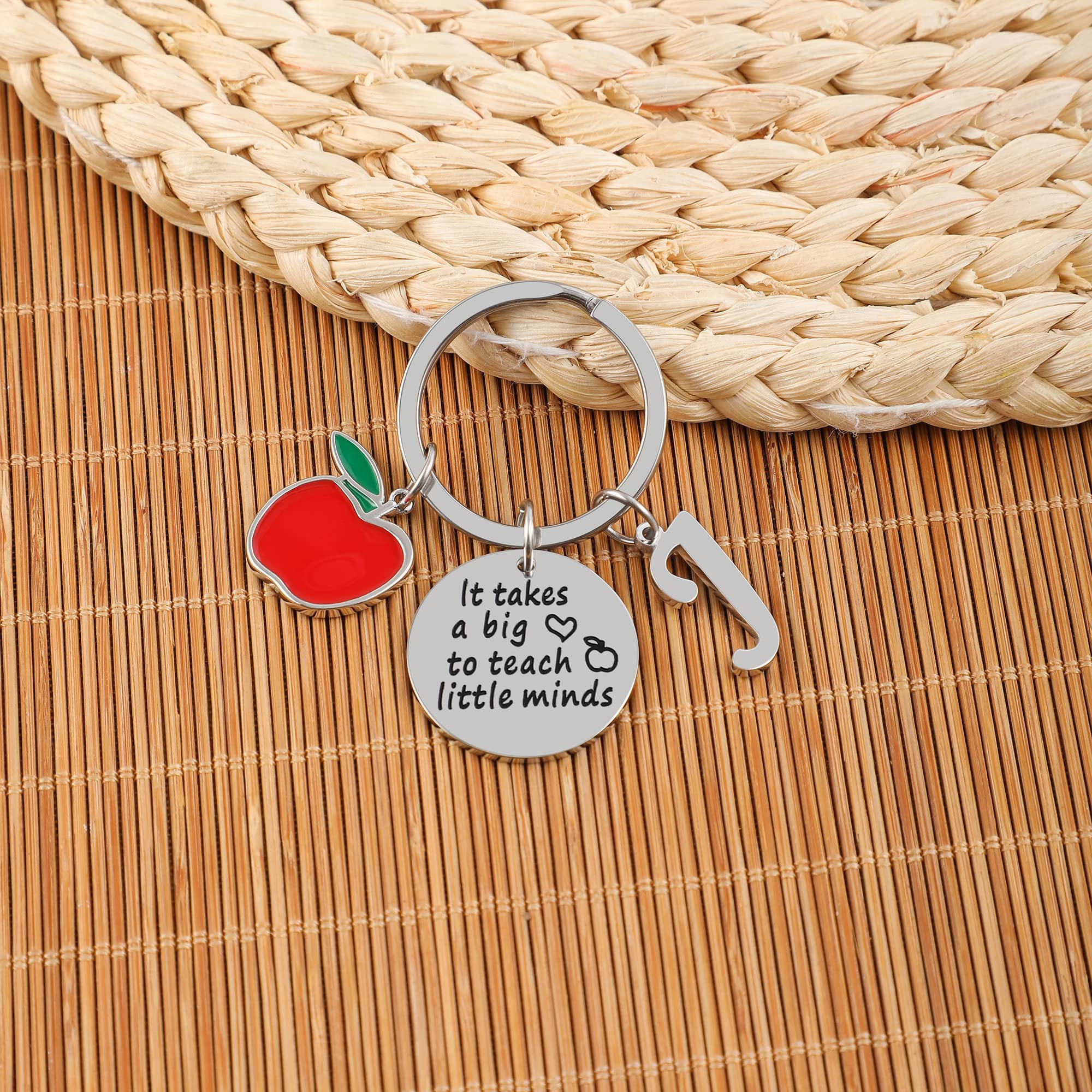 Best Teacher Appreciation Gifts for Women - Personalized Teacher Keychain - Thoughtful Student Gift for Educators - Perfect for End of Year, Christmas & Thank You Presents