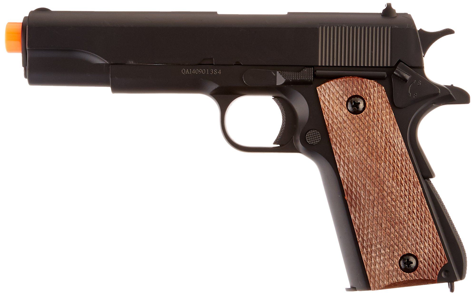 Double Eagle 1911A1 Metal & ABS Spring Airsoft Pistol - 250 FPS Realistic CO2 Powered Airsoft Gun for Target Practice & Training | Outdoor Shooting & Tactical Games