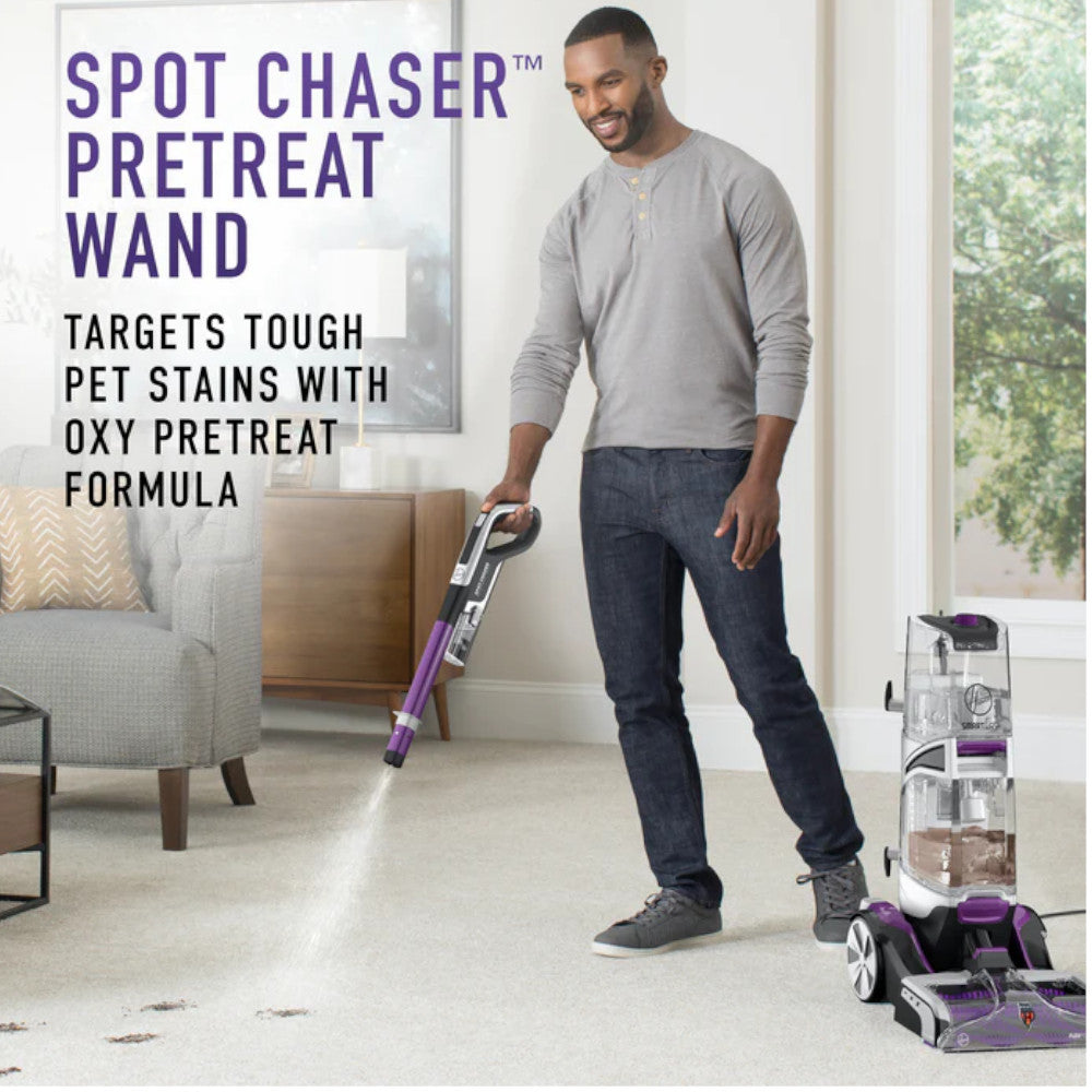 HOOVER FH53040DI SmartWash PET Complete Automatic Carpet Cleaner - Factory Serviced with Home Essentials Warranty | Deep Cleaning for Pet Stains, Odors & High-Traffic Areas | Perfect for Homes with Dogs & Cats