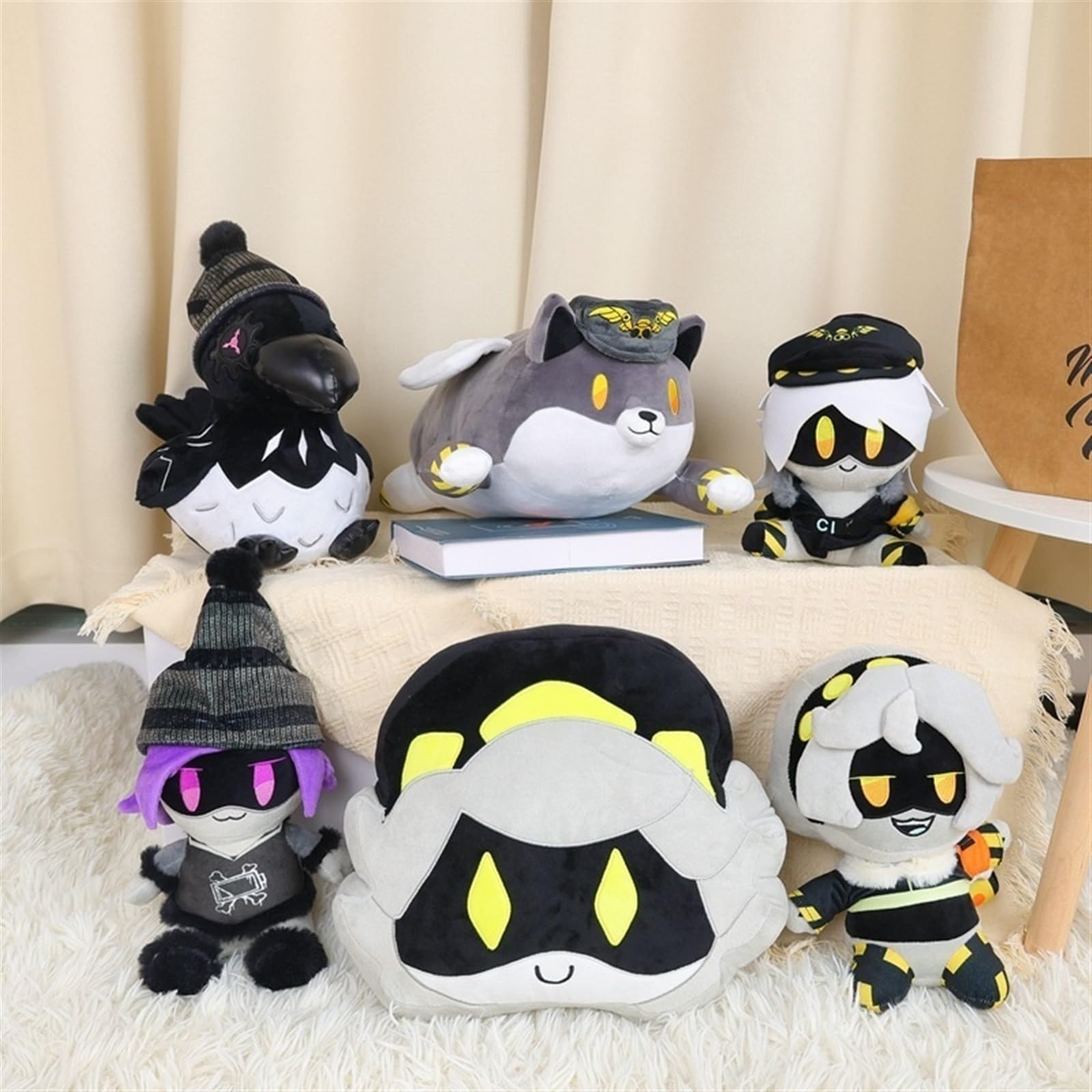 KUKUShining Plush Toy - Cartoon Character Uzi Doorman Stuffed Animal for Kids & Adults - Perfect Gift for Birthday & Fans (Pillow) - Great for Home Decor, Collectibles & Cosplay Accessories