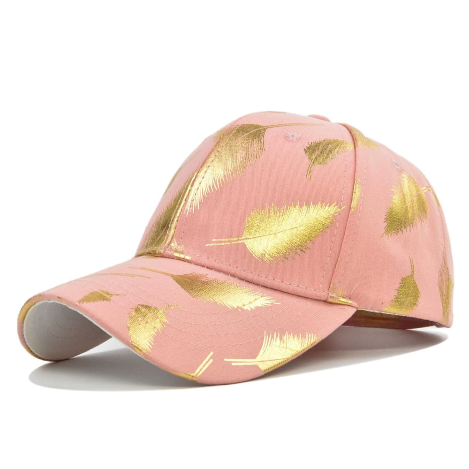 CHUNYUE Baseball Cap for Men & Women - Black & Gold Trucker Hat, Adjustable Summer Outdoor Sports & Golf Sun Visor - Perfect for Hiking, Running, Fishing & Casual Wear