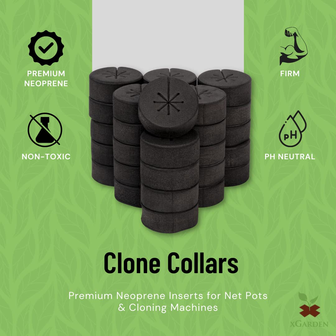 xGarden Neoprene Clone Collars - 120 Pack 2