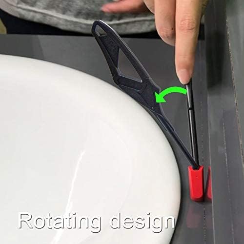 ORXPLUS 10-Piece Caulking Tool Kit - Professional Silicone Finishing Tools for Bathroom, Kitchen, Windows & Sinks - Perfect for Tight Spaces & DIY Home Improvement Projects