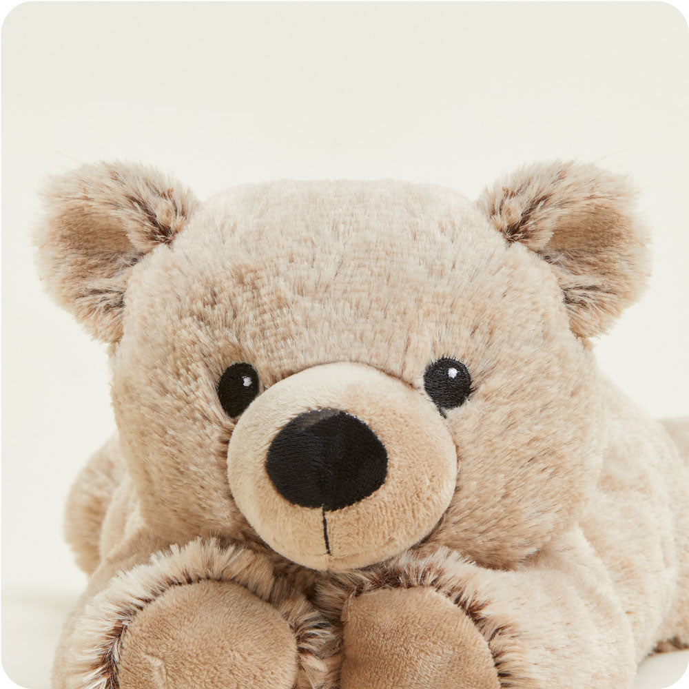 Brown Bear Warmies - Soft Plush Microwaveable Heating Pad for Kids & Adults - Perfect for Relaxation, Stress Relief & Pain Relief - Ideal for Home, Office & Travel Use