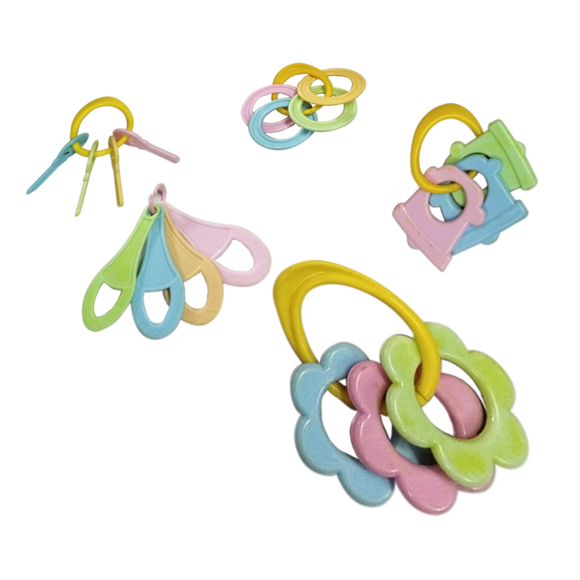 **Baby Teething Toys for Infants - 5 Pack Safe Chewable Teethers with BPA-Free Silicone, Soothing Sore Gums for Newborns & Toddlers - Perfect for Home, Travel & Daycare Use**