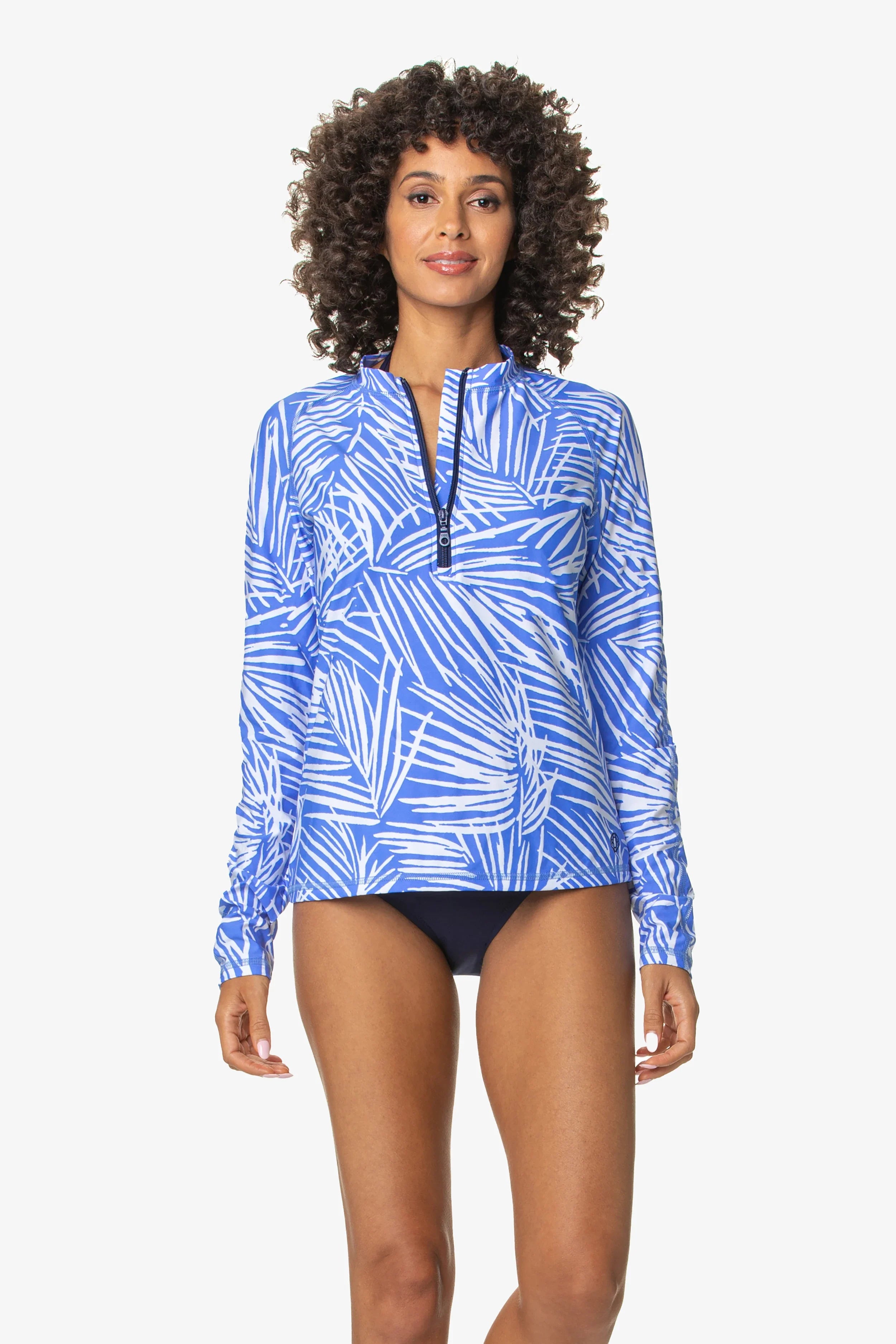 UPF 50+ Sun Protection Shirt for Men & Women - South Seas Blue Periwinkle | Outdoor Activities, Beach, Hiking & Fishing