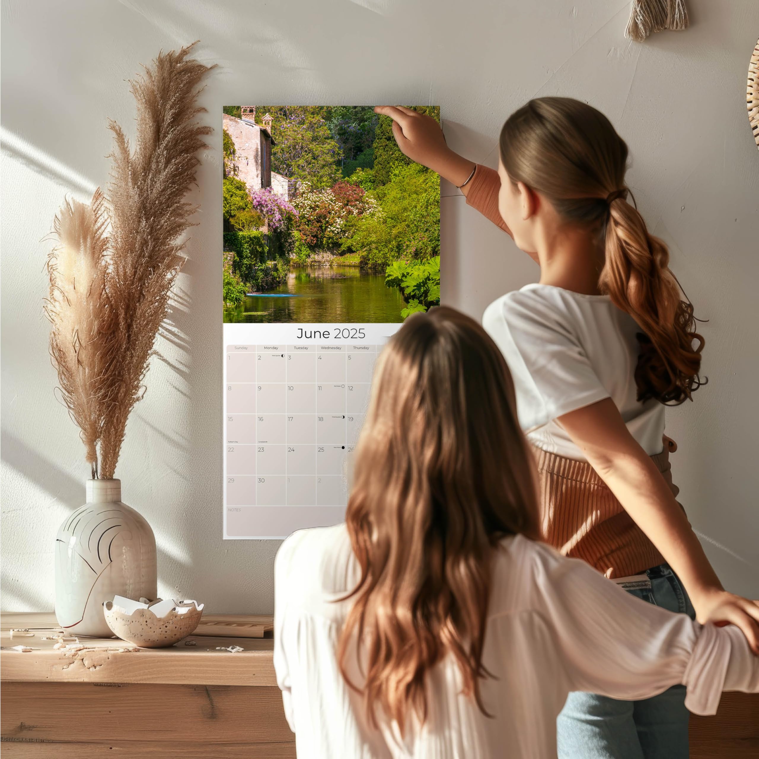 2024-2025 English Gardens Wall Calendar - 12