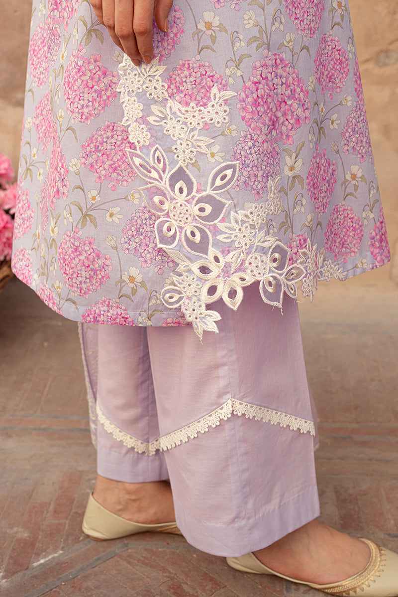 LILAC DREAM 3-Piece Lawn Printed Suit for Women | Floral Printed Cotton Outfit | Perfect for Summer Parties, Weddings & Casual Wear