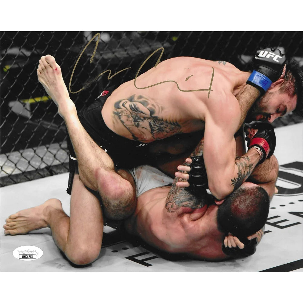 Carlos Condit Autographed 8x10 Photo with JSA COA - UFC Signed Memorabilia - Natural Killer Armbar Champion Collectible - Perfect for MMA Fans, Sports Memorabilia Collections, and Man Cave Decor