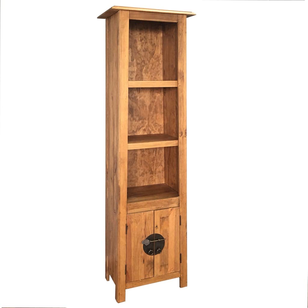 YITHOPI Freestanding Bathroom Cabinet - Solid Recycled Pinewood Storage Organizer for Toiletries, Towels & Cosmetics | Perfect for Small Bathrooms, Vanities & Apartment Living