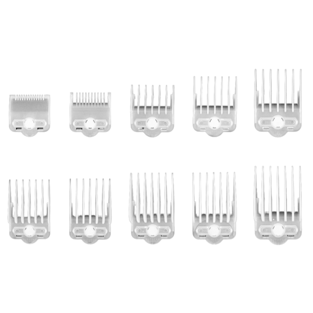 Professional Magnetic & Clip-On Blade Guards for Hair Clippers CMG100 - Perfect for Barbers, Stylists & Home Haircuts