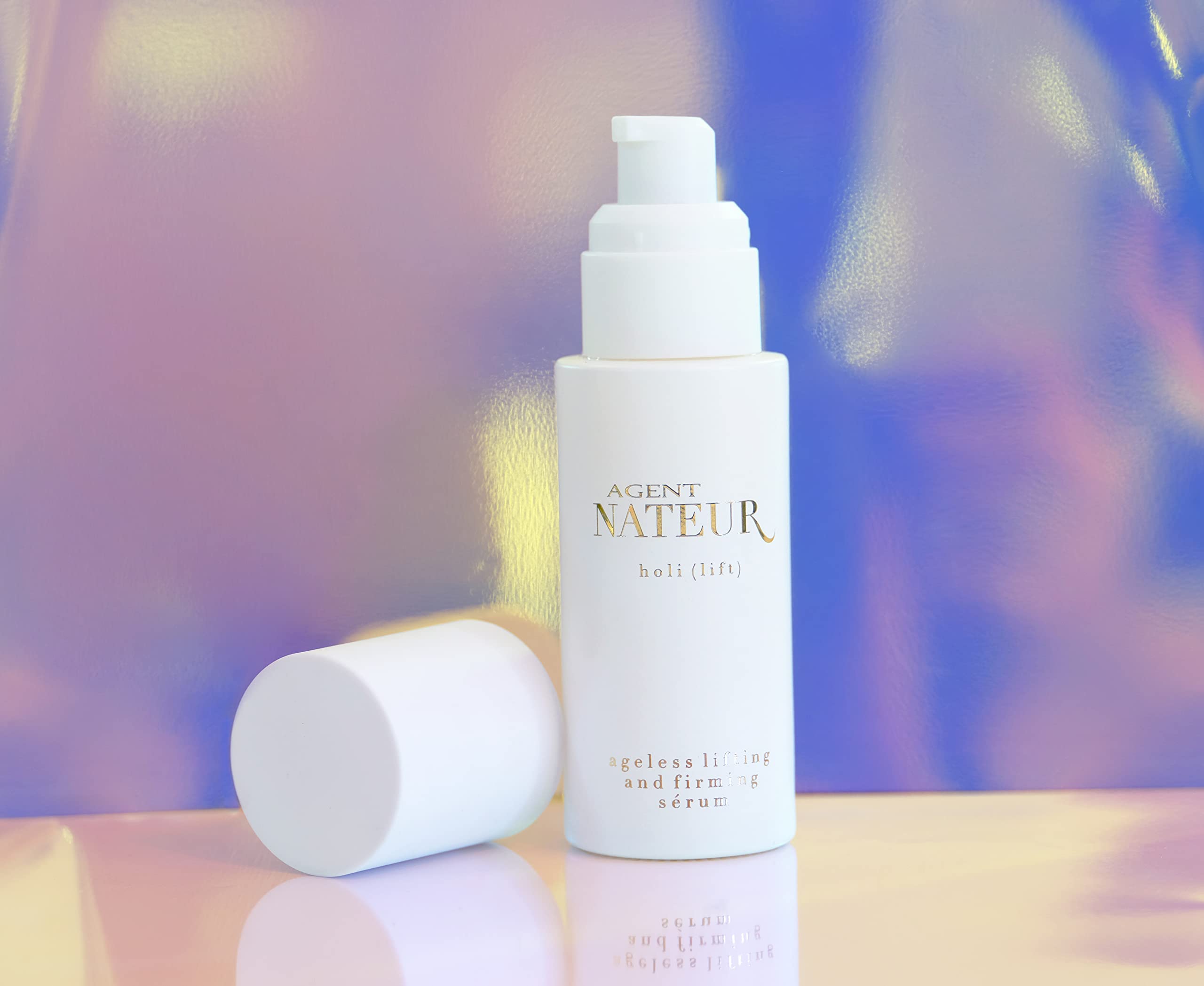 Agent Nateur Holi (Lift) Ageless Lifting & Firming Serum - 1.7 oz | 50ml Luxury Clean Skincare, Vegan & Non-Toxic - Anti-Aging Face Serum for Wrinkles & Fine Lines, Perfect for Night Routine & Daily Use