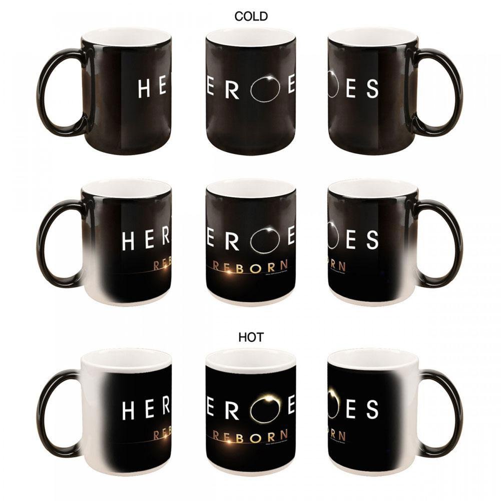 Heroes Reborn Heat Sensitive Color Changing Mug - Collectible TV Show Merchandise for Coffee & Tea Lovers - Perfect for Home, Office & Gift Giving