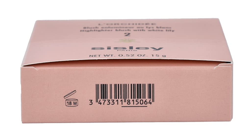 Sisley L'Orchidee Highlighter Blush with White Lily & Rose Extract - 0.52 oz / 15g - Illuminating Cheek Color for Radiant Glow | Perfect for Daytime Makeup & Special Occasions