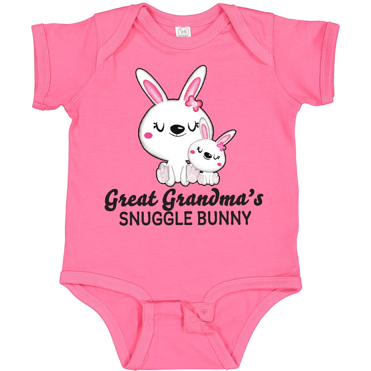 Inktastic Great Grandma's Snuggle Bunny Easter Baby Bodysuit - Cute Easter Outfit for Infants & Toddlers - Perfect for Easter Photos, Family Gatherings & Spring Celebrations
