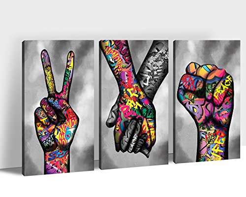 3 Pieces Graffiti Canvas-19