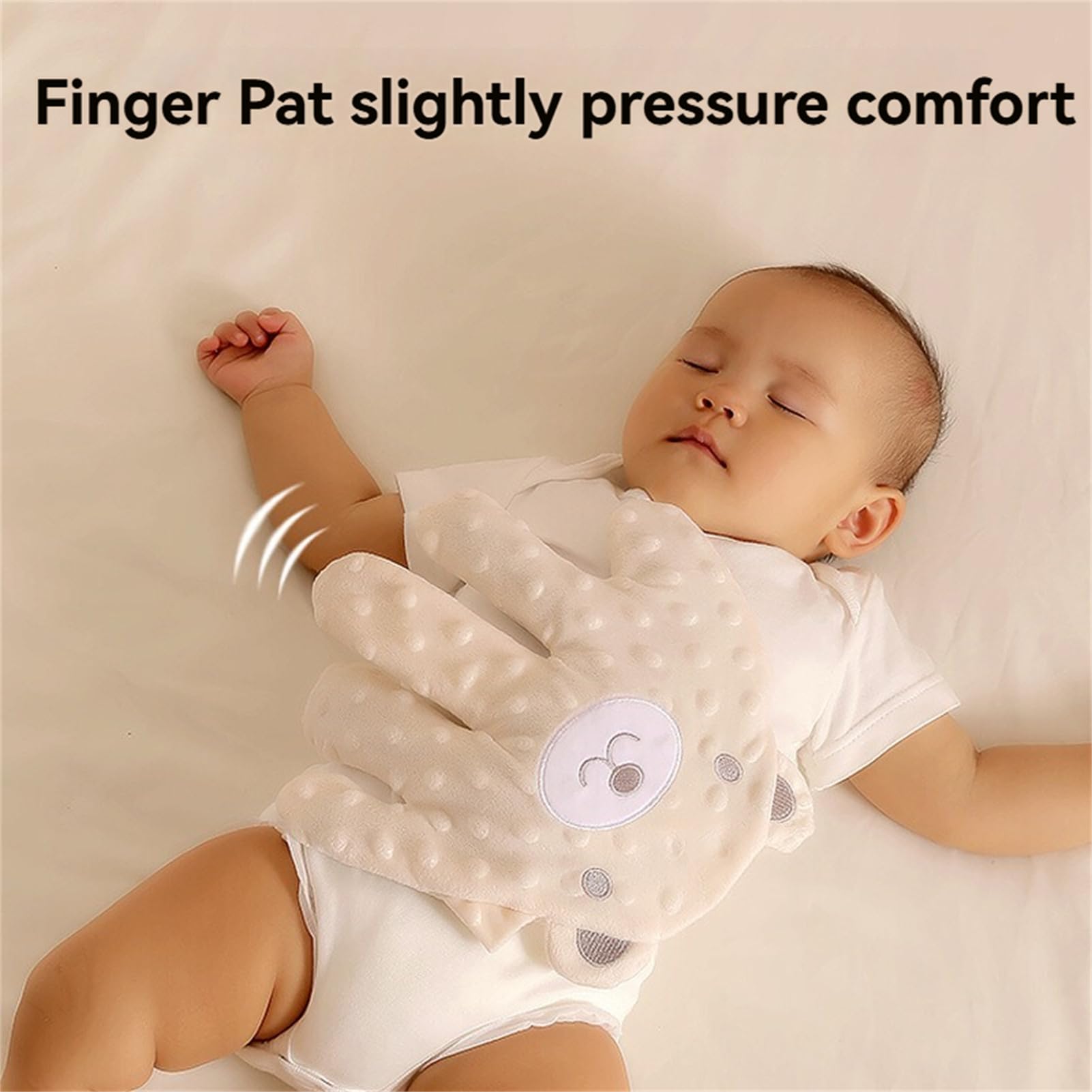 Baby Soother with Remote Control - Automatic Patting Sleep Aid Toy for Infants, Cute Cartoon Elephant Design | Perfect for Bedtime, Naptime & Calming Fussy Babies