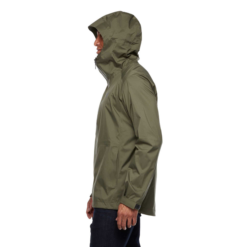 Black Diamond Stormline Stretch Rain Shell Jacket for Men - Waterproof Hiking & Outdoor Adventure Gear for Camping, Backpacking & Rainy Weather Protection