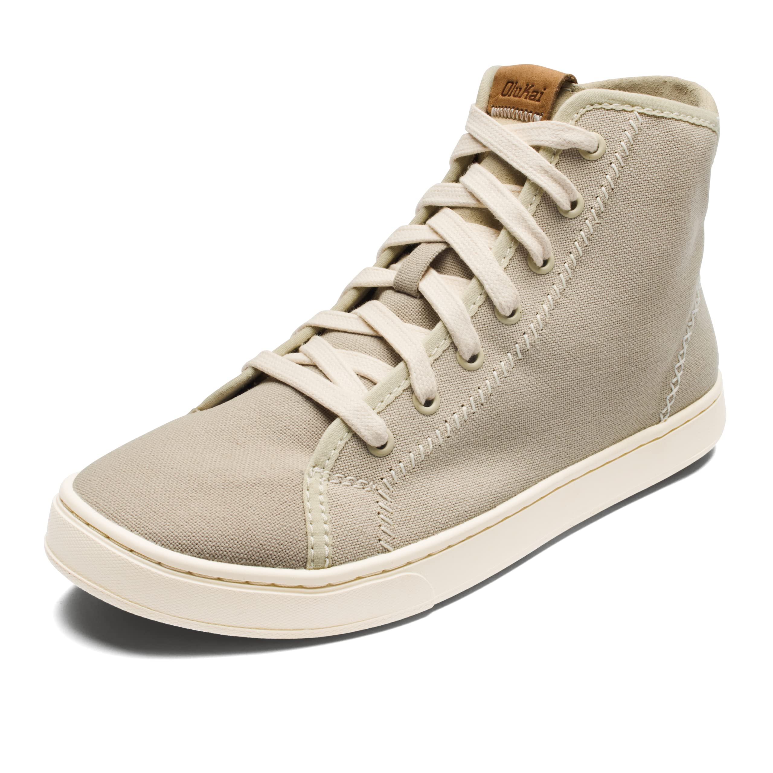 OLUKAI Pilahi Women's High Top Sneakers - Comfortable Everyday Casual Shoes with Removable & Washable Footbed | Perfect for Walking, Travel & Outdoor Activities