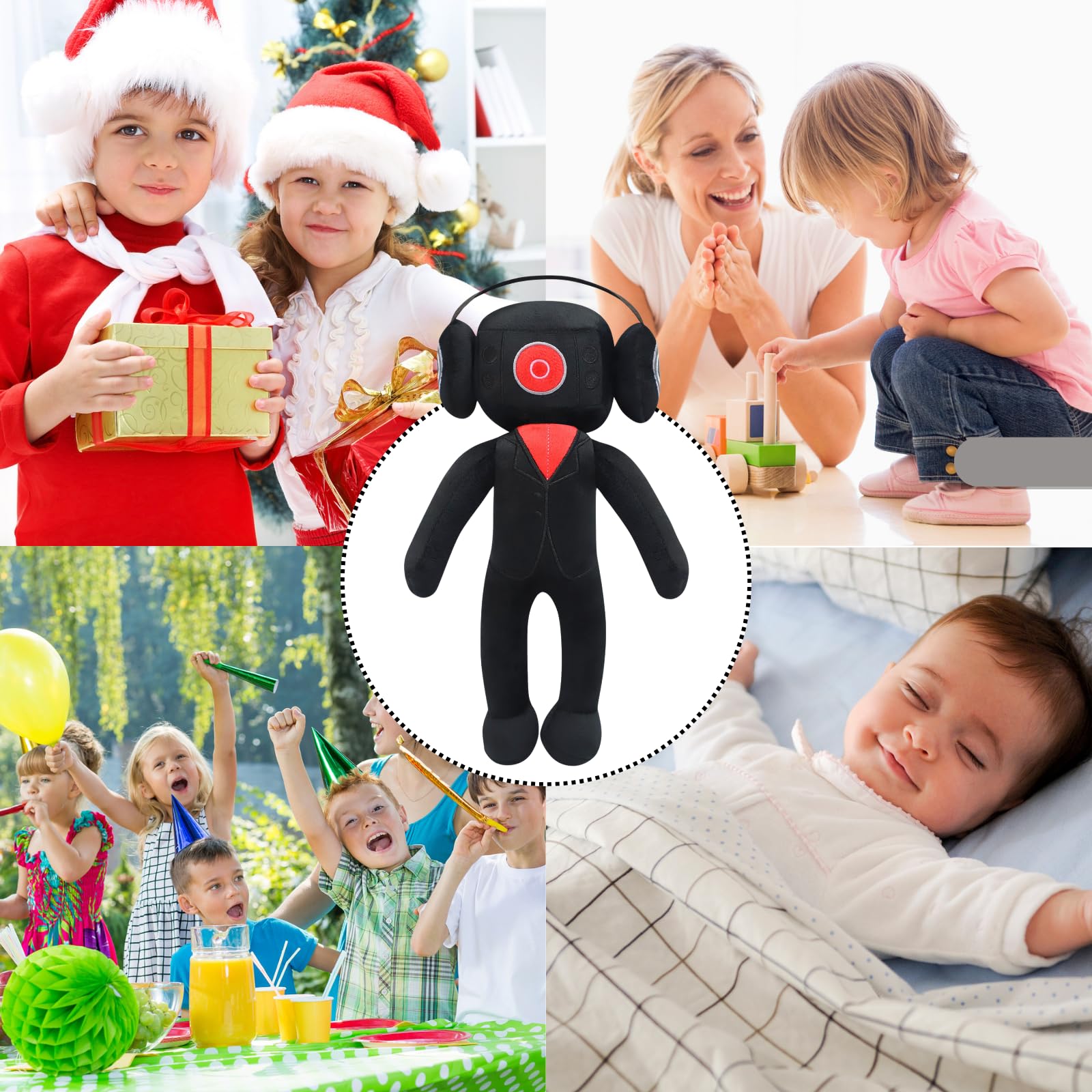 Super Soft JAKES Plush Toy - Speakerman Stuffed Animal, Cute Game Character Doll for Fans - Perfect Gift for Kids, Collectors & Gamers (Ideal for Bedroom Decor, Party Favors & Cosplay)