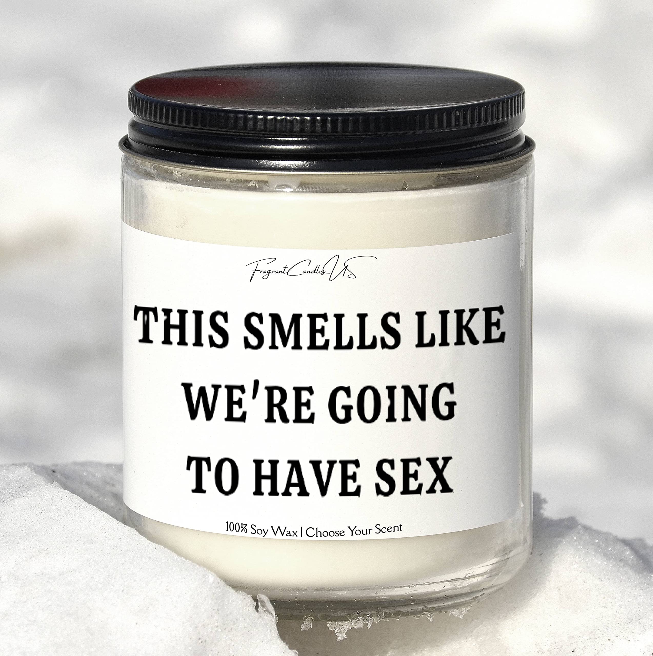 Romantic Valentine's Day Gifts for Him & Her - Sexy Scented Candles for Anniversary, Birthday & Couples - Perfect for Date Nights, Spicy Surprises & Intimate Moments