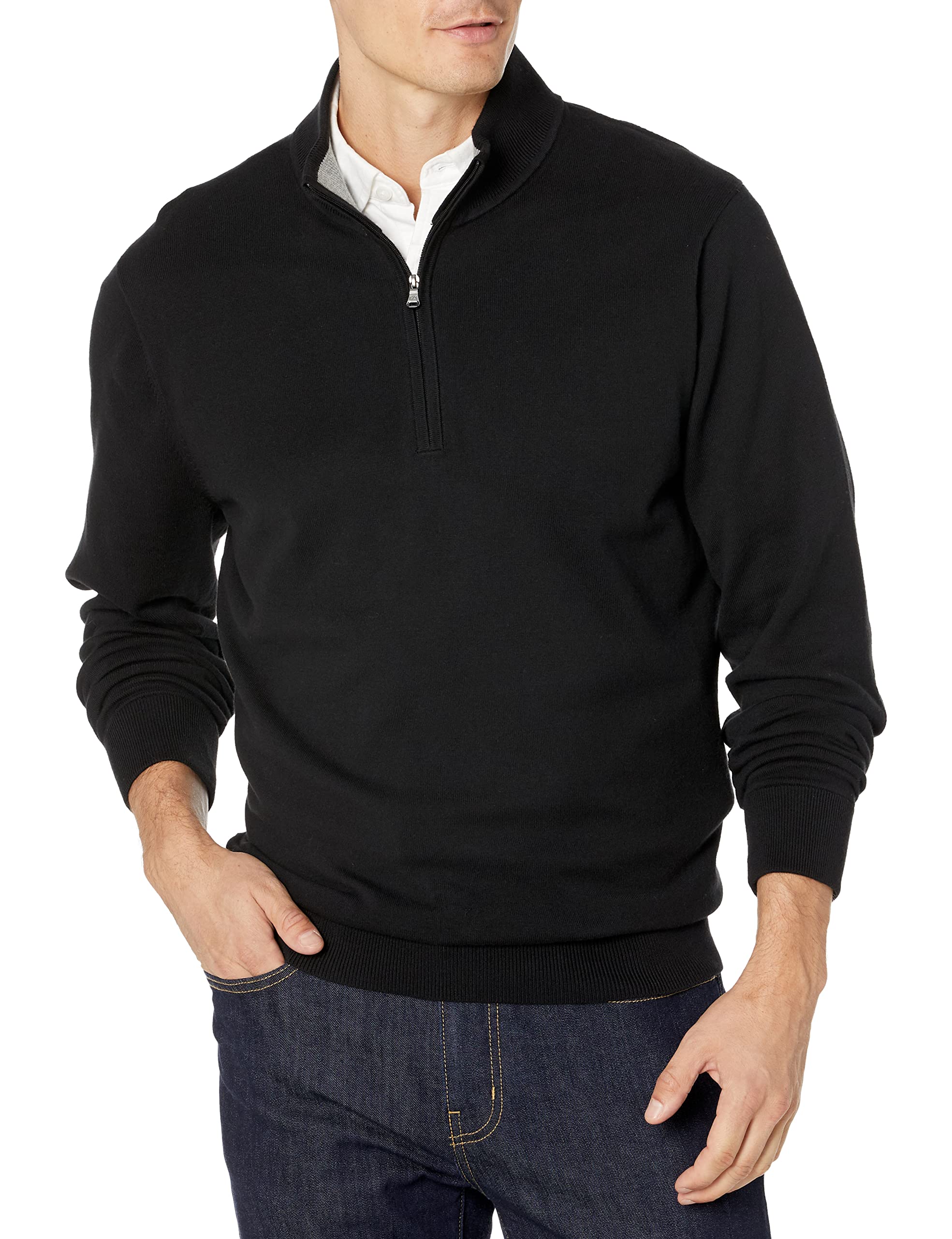 Cutter & Buck Men's Machine Washable Lakemont Half-Zip Sweater | Soft & Lightweight Pullover for Casual Wear, Outdoor Activities & Office Comfort