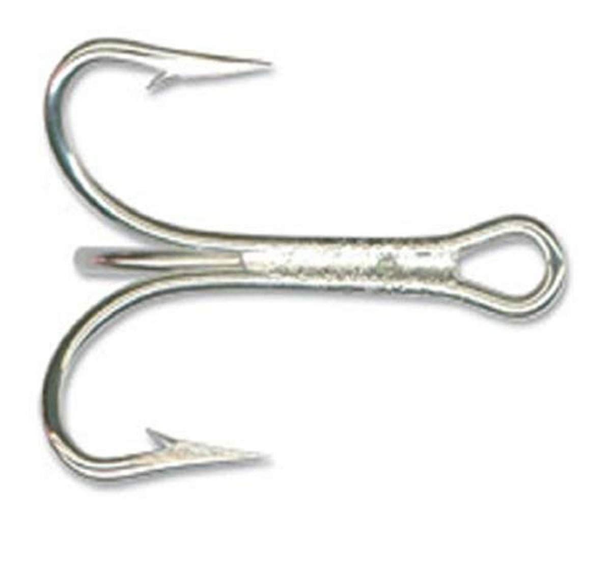 Mustad Classic 2 Extra Strong Treble Hooks - 25 Pack | Saltwater & Freshwater Fishing Hooks for Bass, Trout, Pike | Heavy Duty Fishing Gear for Lures & Bait