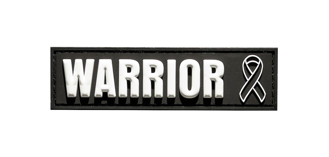 Cancer Warrior Velcro Patch - Motivational Emblem for Survivors & Supporters - Perfect for Jackets, Hats & Bags