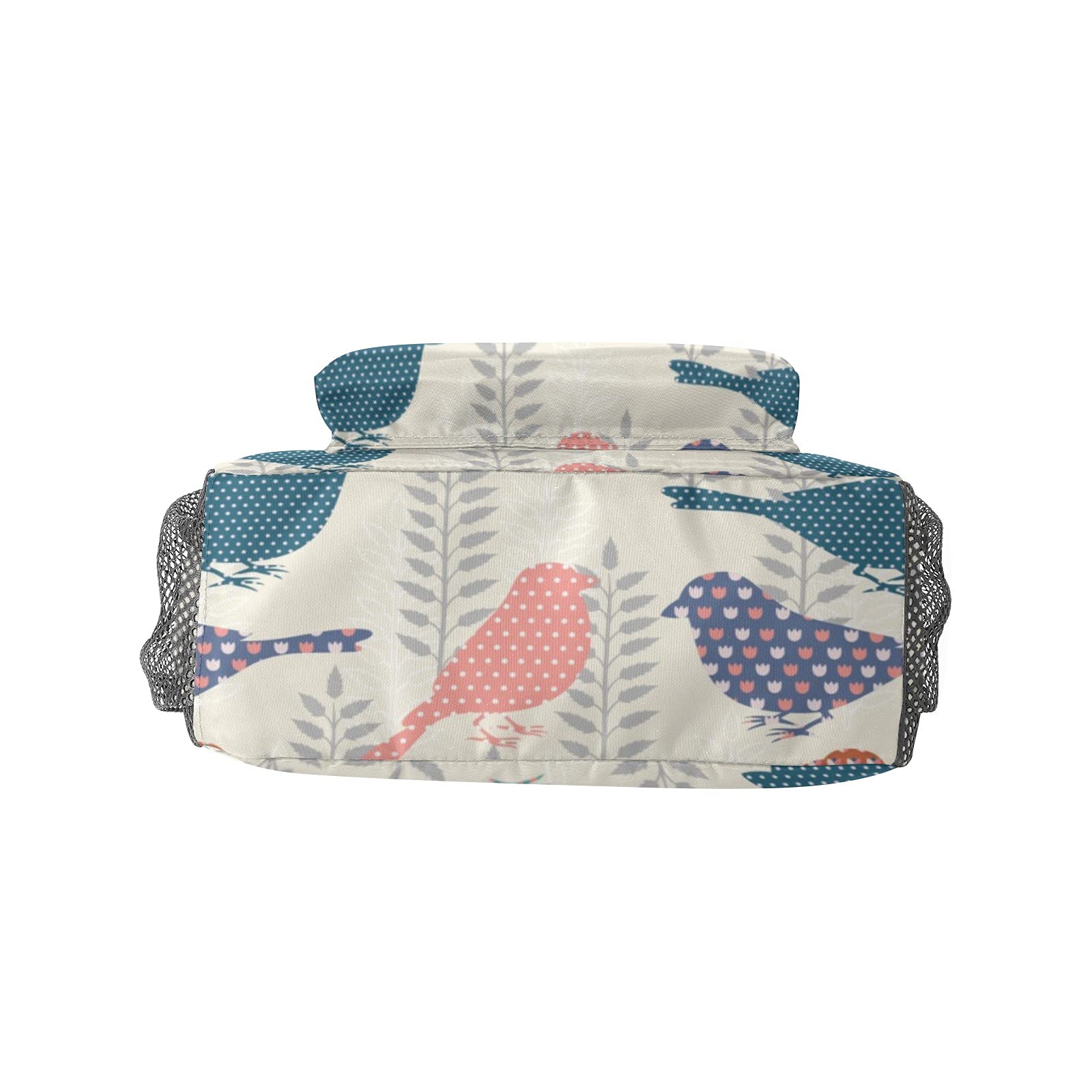 Floral Bird Kids Backpack - Adjustable School Bookbag for Boys & Girls, Lightweight Travel Backpack for Students - Perfect for School, Day Trips & Outdoor Adventures