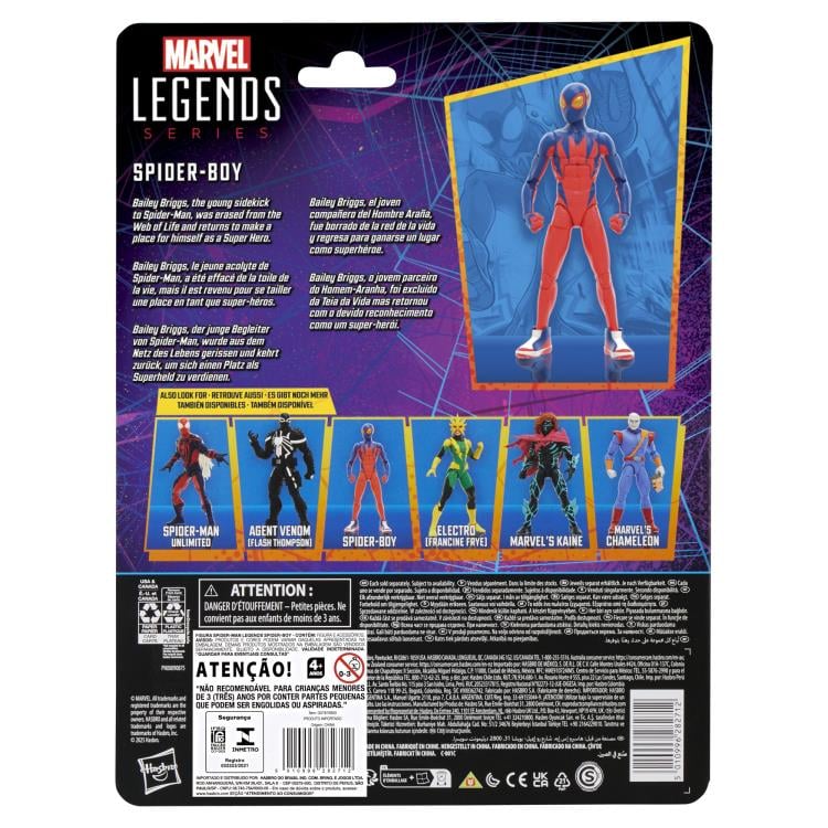 Spider-Man Marvel Legends Retro Collection 6-Inch Action Figure - Classic Comic Book Design - Collectible Toy for Display & Play