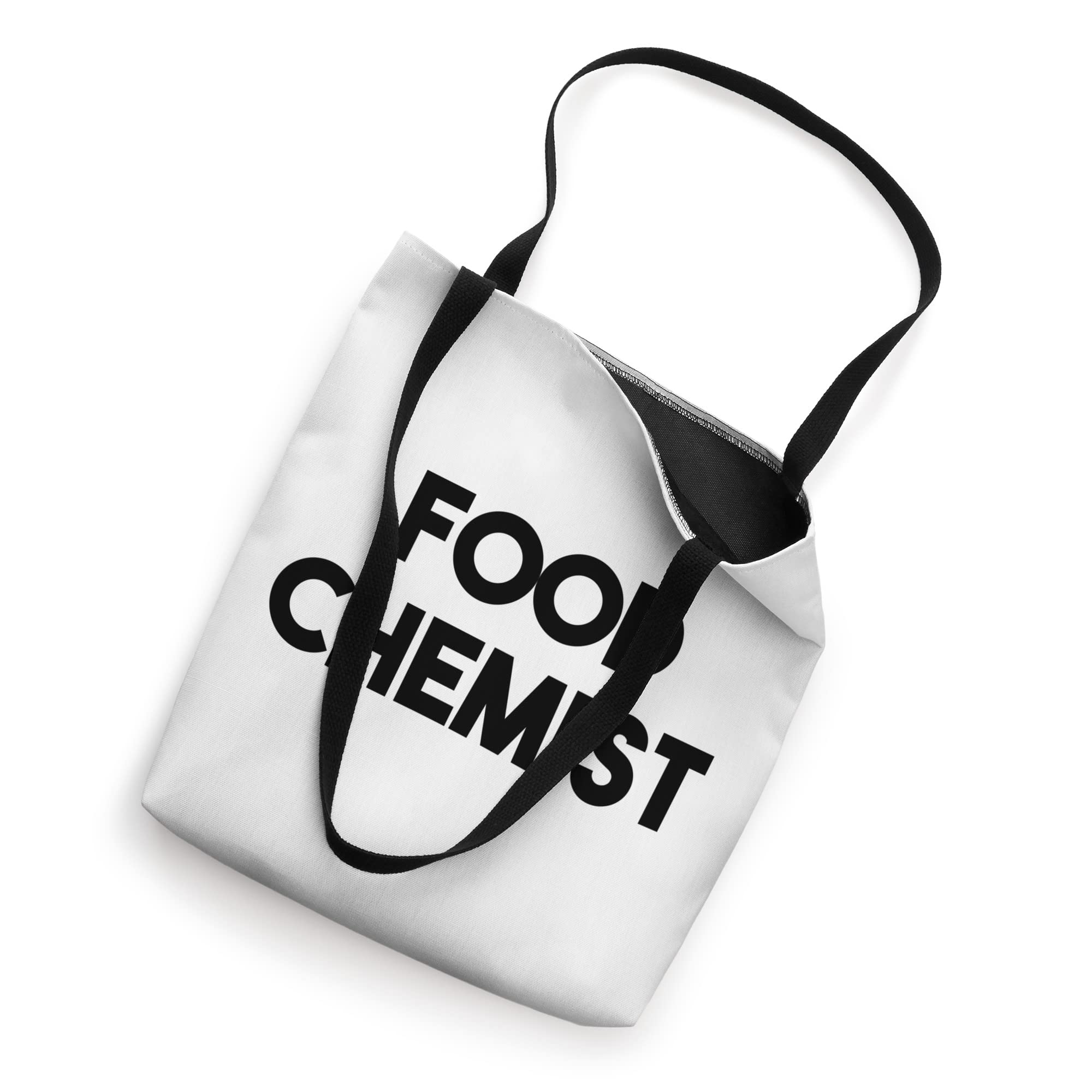 Food Chemist Tote Bag - Durable Cotton Canvas Grocery Shopping Bag for Scientists & Chemistry Lovers - Perfect for Lab, Work, School & Farmers Market