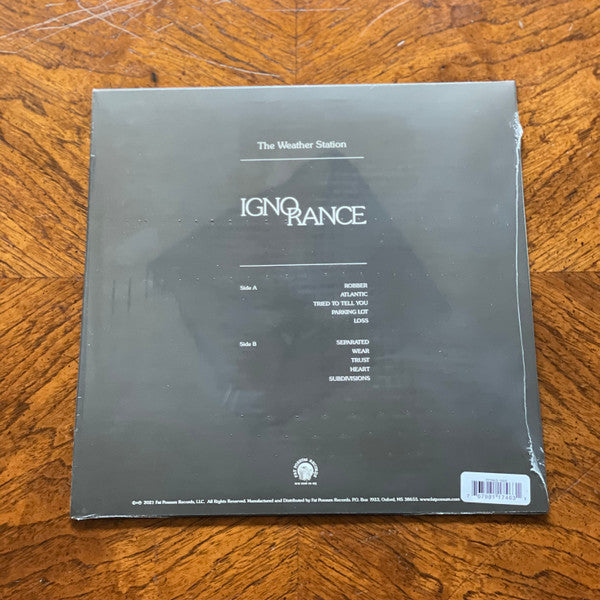 Ignorance by The Weather Station - Vinyl LP Album (Near Mint NM/M Condition) - Perfect for Record Collectors & Audiophiles