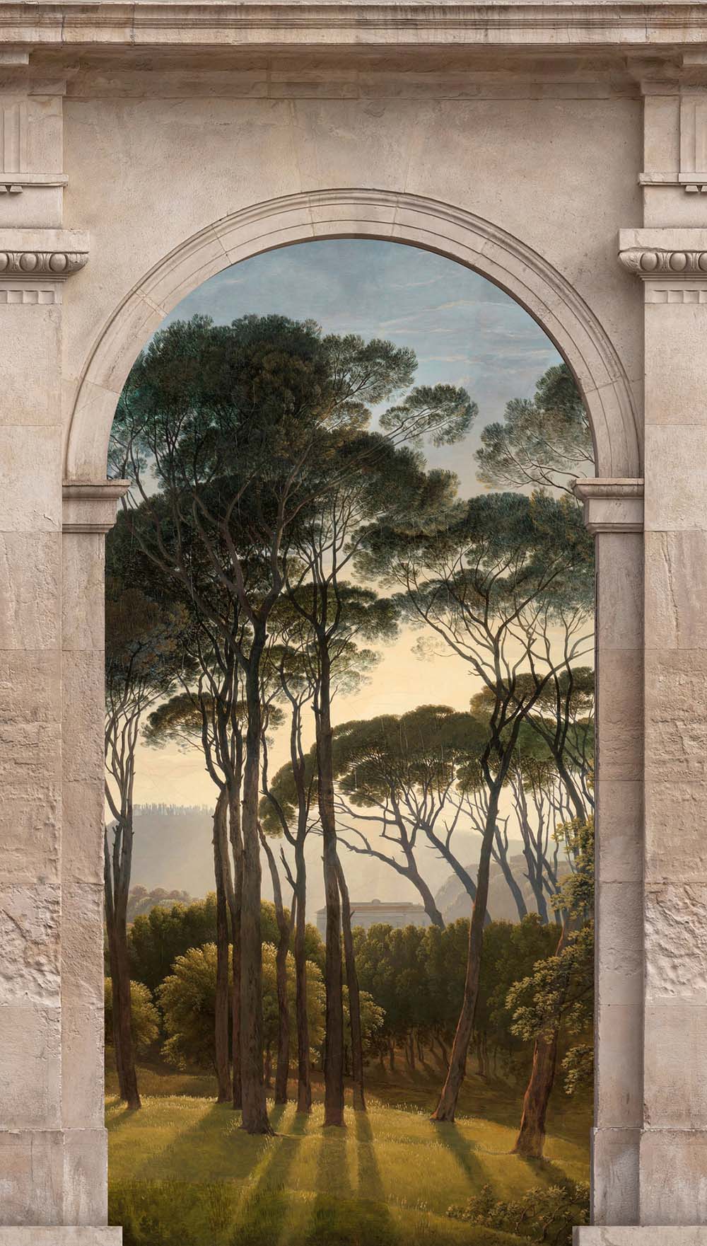 Stone Archway Wall Decor - Elegant Gothic Garden Arch for Outdoor Weddings & Landscaping