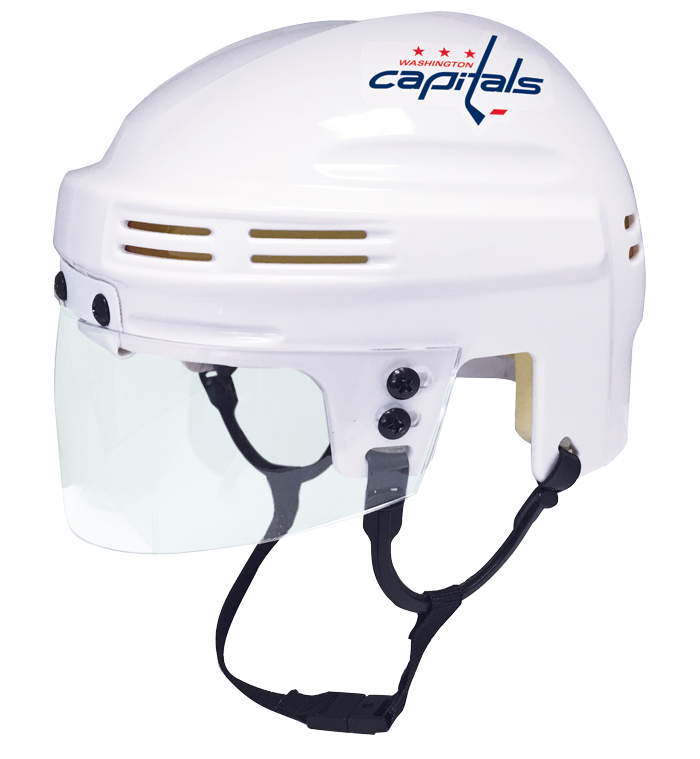 Washington Capitals NHL Collectible Mini Helmet with Picture - Officially Licensed Collectible Hockey Memorabilia for Fans & Sports Enthusiasts - Perfect for Display, Gifts, and Game Room Decor
