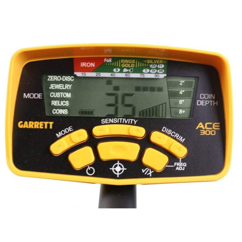 Garrett ACE 300 Metal Detector with AT Pro Pointer - Professional Waterproof Metal Detecting Kit for Treasure Hunting, Beach, Park & Coin Shooting Adventures